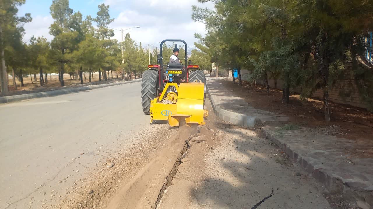 آغاز عملیات حفاری و اجرای شبکه فیبر نوری در شهرک صنعتی خیام